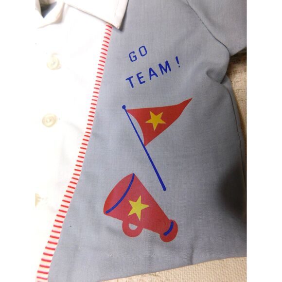 Vintage Catton Candy Boy's Sport Set Top Bottom Shoes 0-6 mo. Unused in Box Rare - Picture 8 of 12